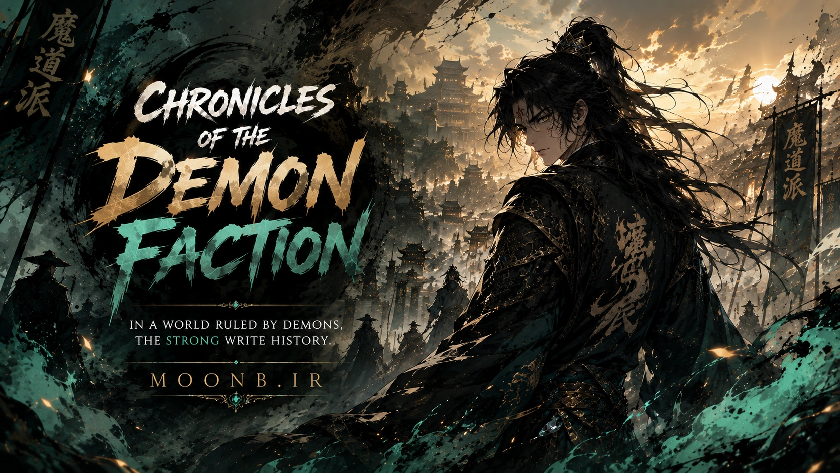 بنر مانهوا داستان فرقه‌ی اهریمن - Chronicles of the Demon Faction
