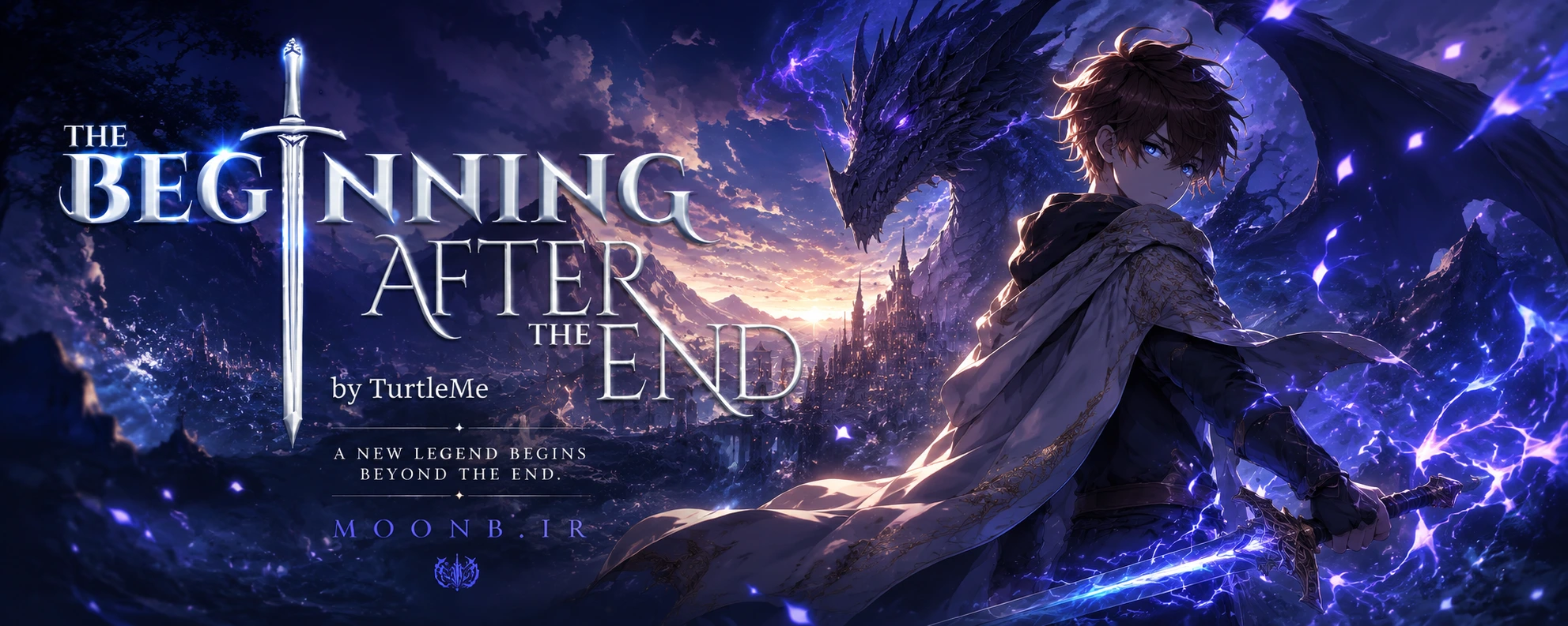 بنر مانهوا آغاز پس از پایان - The Beginning After the End